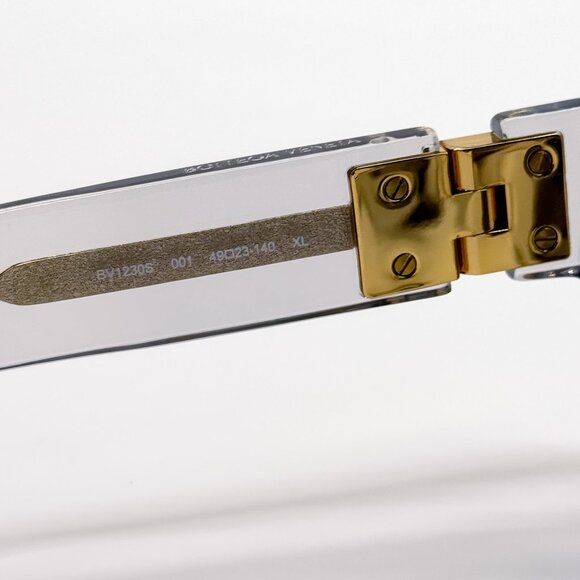 NEW BOTTEGA VENETA BV1230S 001 SUNGLASSES UNISEX CRYSTAL SQUARE BOTTEGA VENETA - Picture 8 of 12